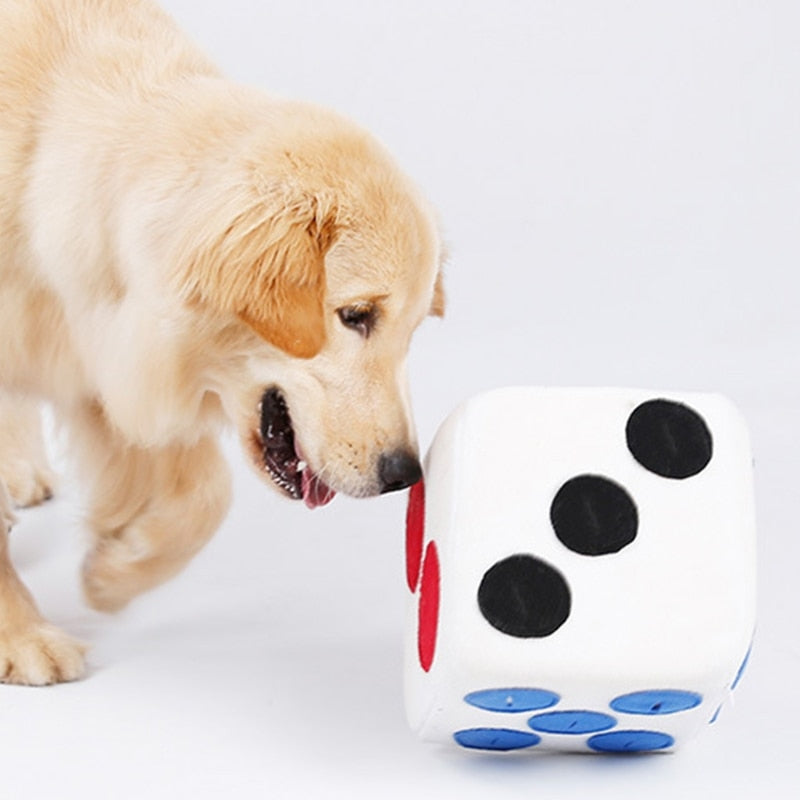 Interactive Dog Snuffle Dice Toy