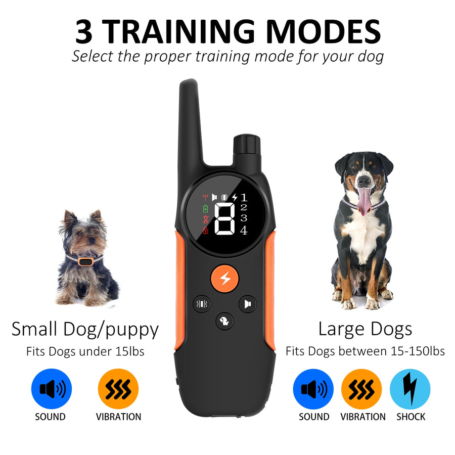 LCD Display Dog Training Collar