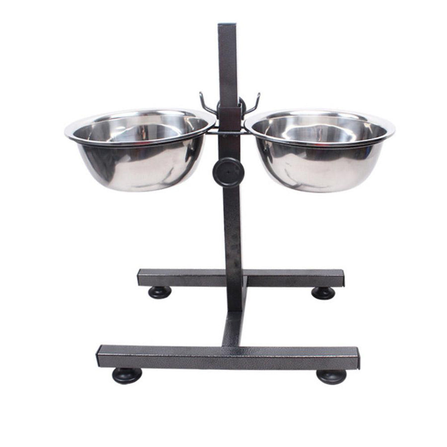 Height Adjustable Double Dog Bowls