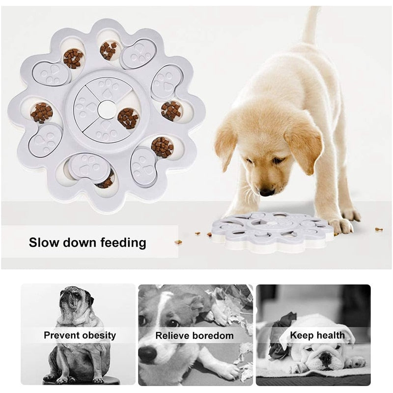 Slow Eating Dog Treat Dispenser Toy
