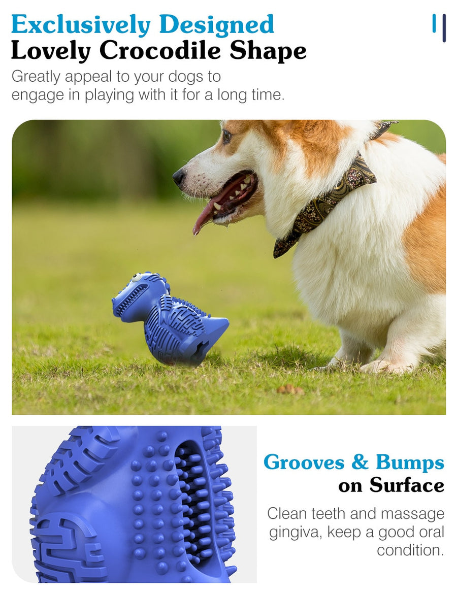 Dinosaur Shaped Dog Tough Toys