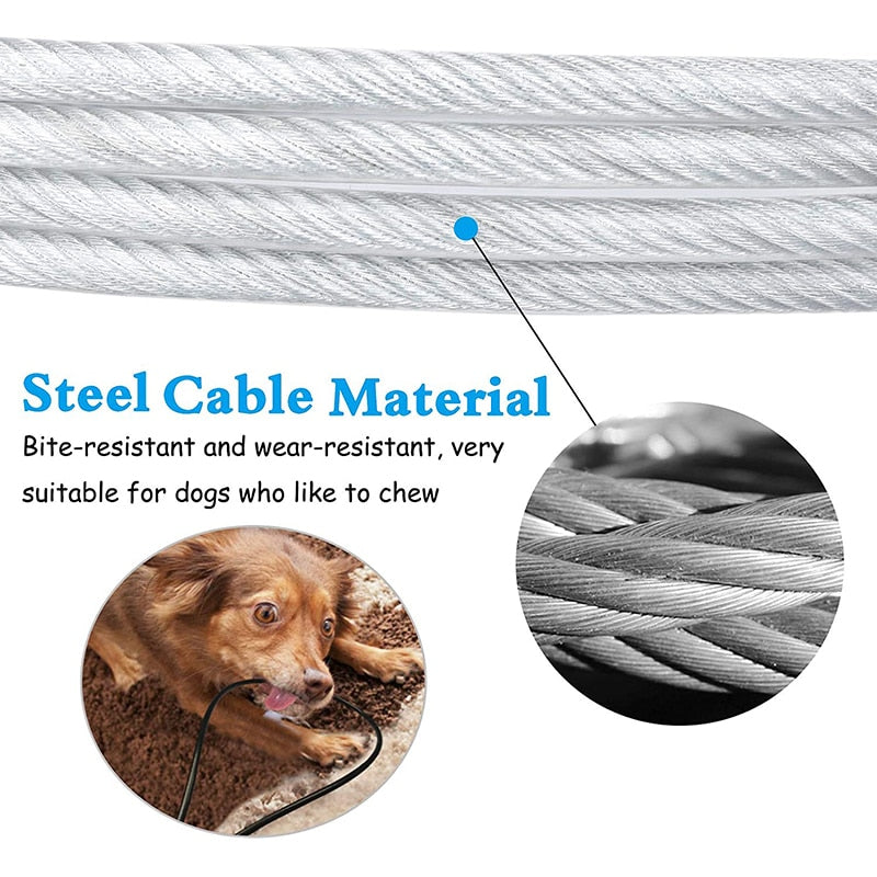Bite Resistant Steel Wire Dog Leash