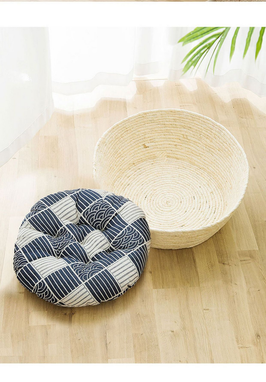 Japanese Style Hand-Woven Rattan Bed - Bark ¡®n¡¯ Paws
