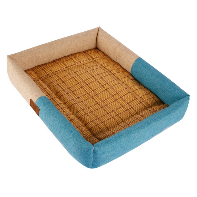 Summer Cooling Pet Dog Silk Bed