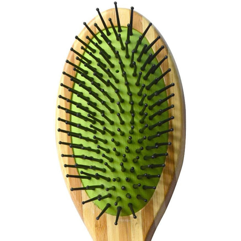 Professional Double Sided Pin Bristle Bamboo Dog Brush