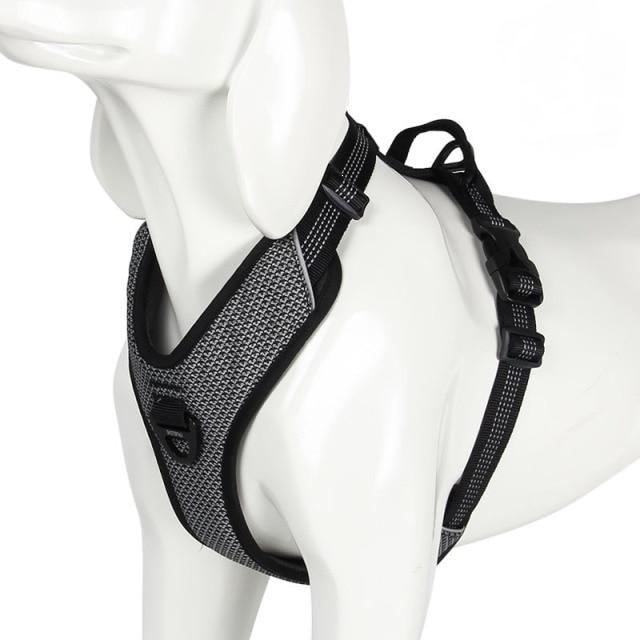 Padded Reflective Tactical Dog Harness