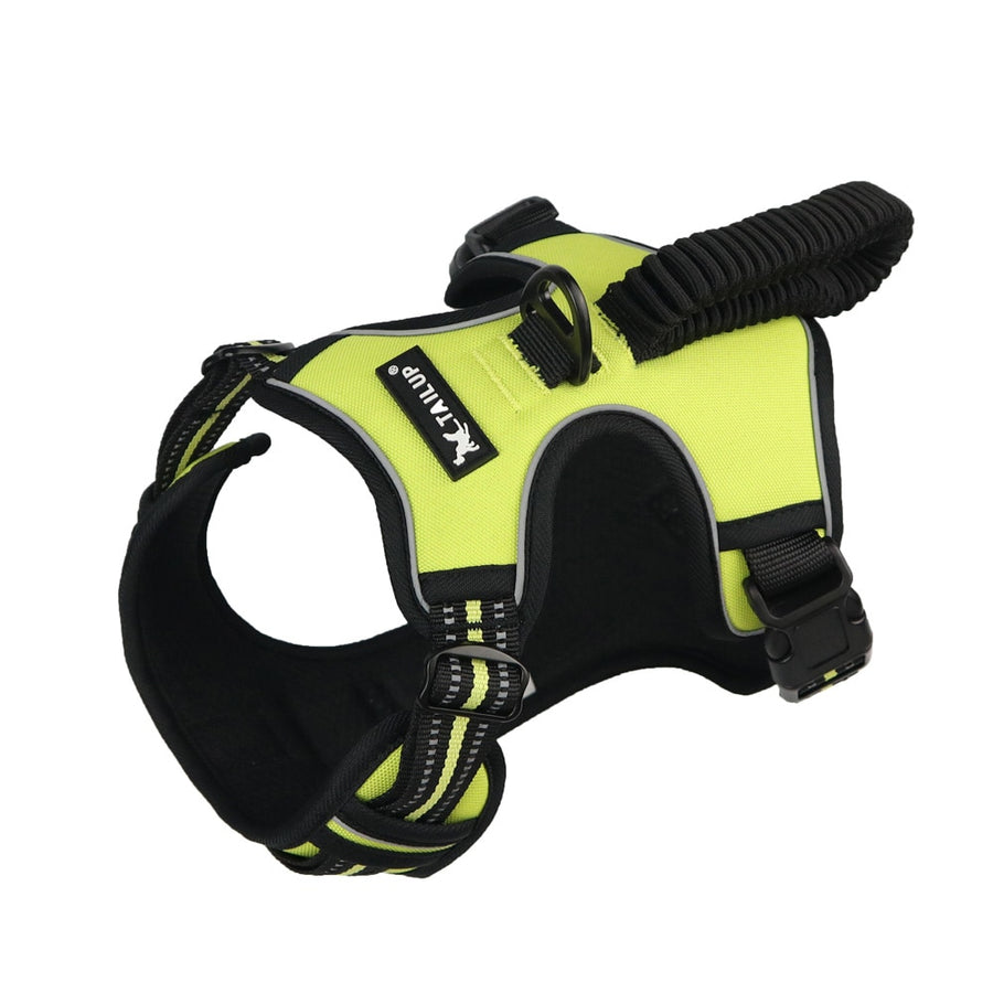Oxford Dog Harness With Elastic Handle