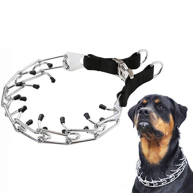 Adjustable Prong Dog Training Collar