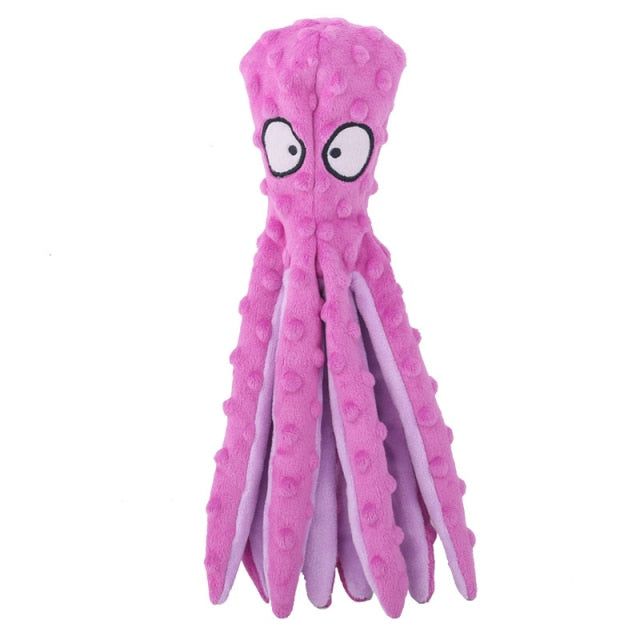 Interactive Octopus Chewy Dog Toy