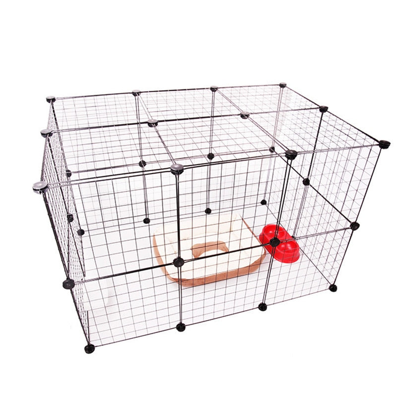 Foldable Pet Playpen Iron Fence