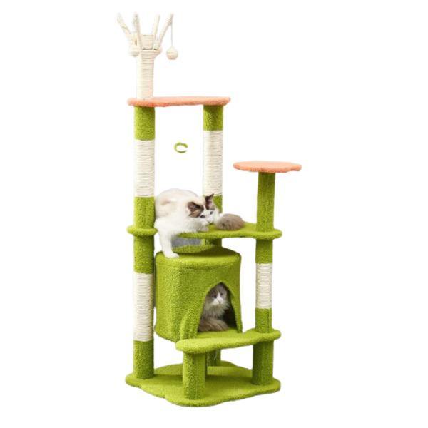 Cat's Tree Scratcher Tower Condo - Bark ‘n’ Paws