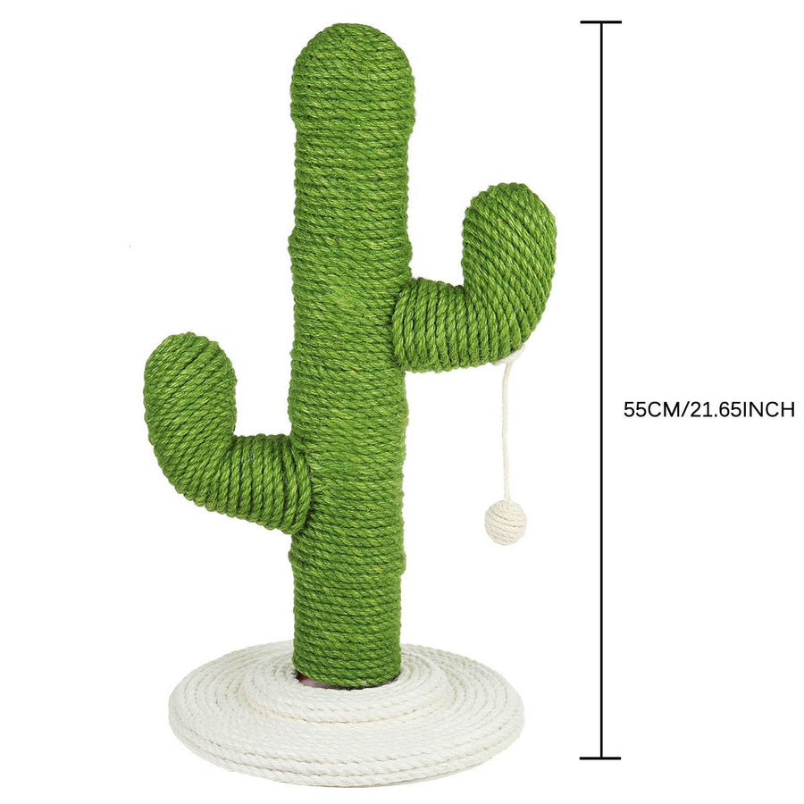Cactus Cat Scratcher With Ball