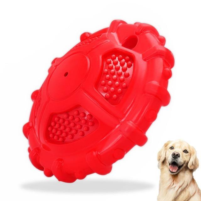 Dental Care Durable Dog Squeaky Toy - Bark ‘n’ Paws