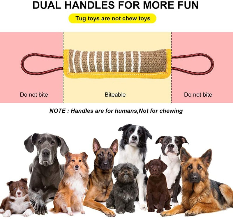 Strong Handles Durable Dog Tug Toy