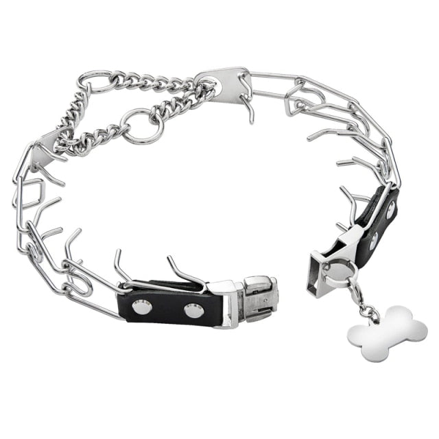 Adjustable Stainless Steel Prong Dog Collar