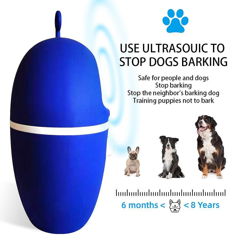 USB Rechargeable Ultrasonic Dog Anti Barking Device