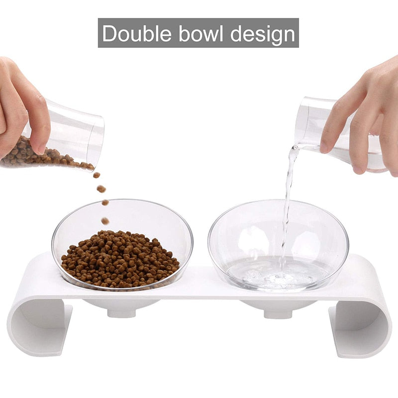 15° Tilted Raised Food Pet Bowl