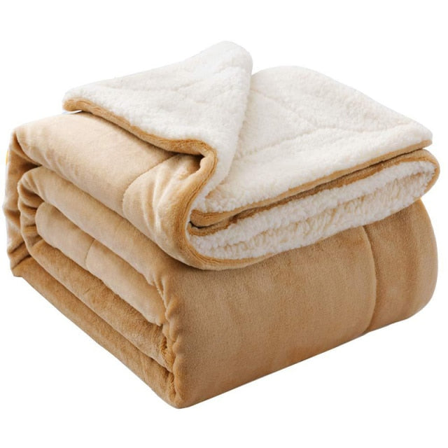 Warm Reversible Thick Dog Blanket