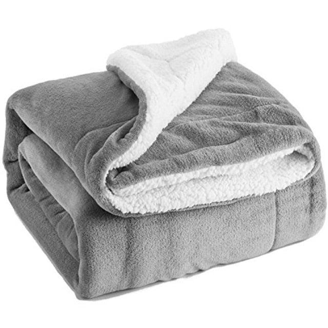 Warm Reversible Thick Dog Blanket