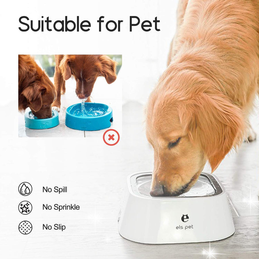 1.5L Floating Dog Drinking Water Bowl