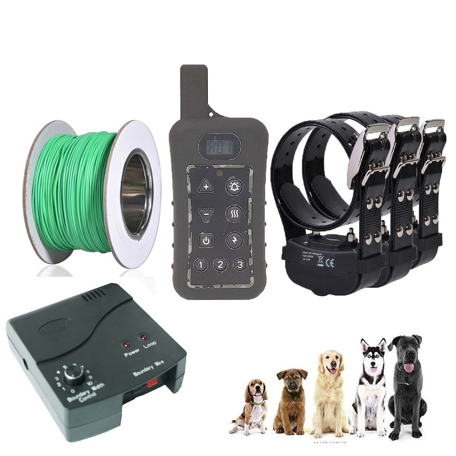Premium Electric Shock Wired Fence System Dog Collar