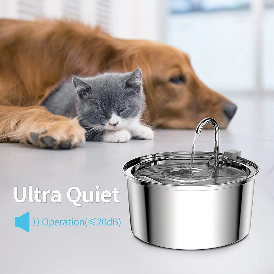 3.2L Stainless Steel Pet Water Fountain